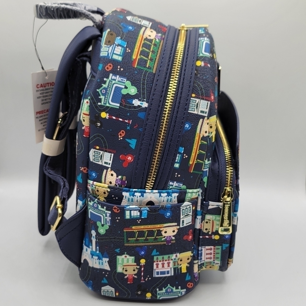 Loungefly Disney Dapper Dans Main Street USA Backpack - Picture 3 of 8